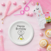Tennis Birthday Party Papieren Bordje (Feest)