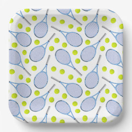 Tennis Birthday Party Papieren Bordje