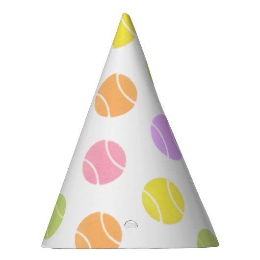 Tennis Birthday Party Pet Feesthoedjes (Rechts)