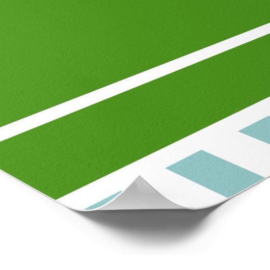 Tennis Birthday Party Poster (Hoek)