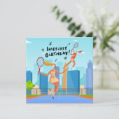 Tennis Birthday Special Wish for Tennis Player (Staand voorkant)