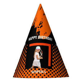 Tennis Birthday, Tennis Girl Player Feesthoedjes