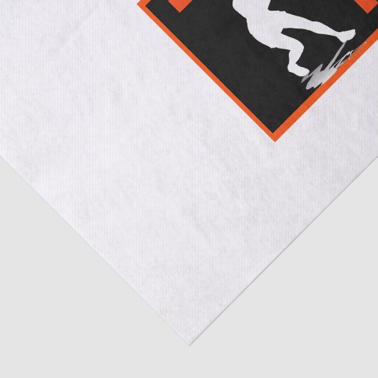 Tennis Birthday, Tennis Girl Player  Tissuepapier (Detail)