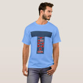 TENNIS Blauw T-shirt (Voorkant volledig)