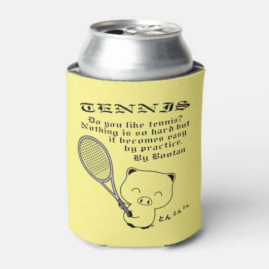 Tennis Blikjeskoeler (Blikje Voorkant)