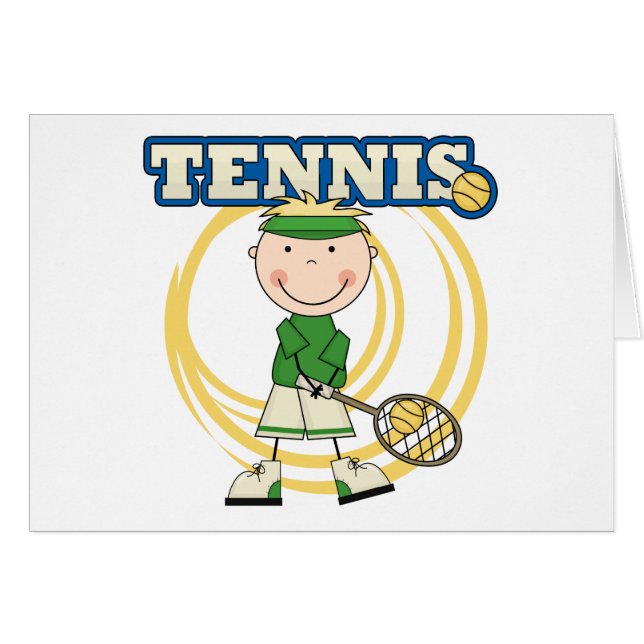 TENNIS - Blond Boy T-shirts en cadeautjes (Voorkant Horizontaal)