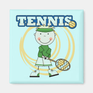 TENNIS - Blond Boy T-shirts en cadeautjes Magneet
