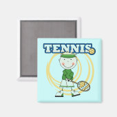 TENNIS - Blond Boy T-shirts en geschenken Magneet (Voorkant / Achterkant)