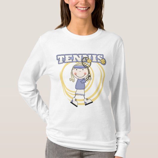 TENNIS - Blond Girl Tshirts en Gifts (Voorkant)