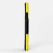 TENNIS Bold Modern Zwart Helder Gele Strepen Case-Mate iPhone Case (Achterkant/rechts)