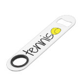 Tennis Bottle Opener Speed Flessenopener (Achterkant Gekanteld)