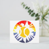 Tennis Break Briefkaart (Staand voorkant)