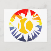 Tennis Break Briefkaart (Voorkant)