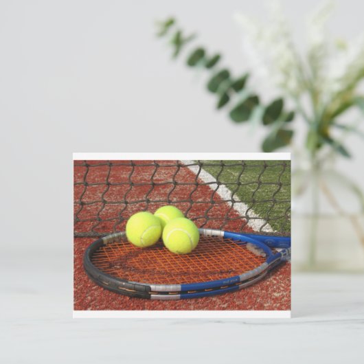 Tennis Briefkaart (Staand voorkant)