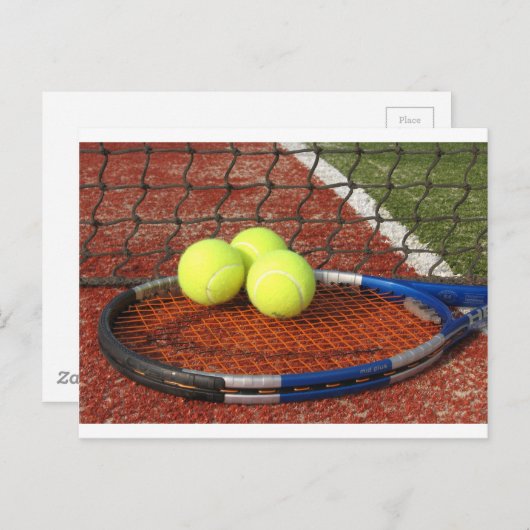 Tennis Briefkaart (Voorkant / Achterkant)