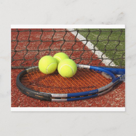 Tennis Briefkaart (Voorkant)