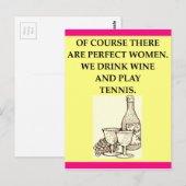 TENNIS BRIEFKAART (Voorkant / Achterkant)