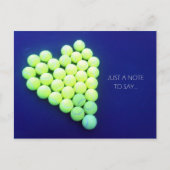 Tennis & Briefkaart (Voorkant)