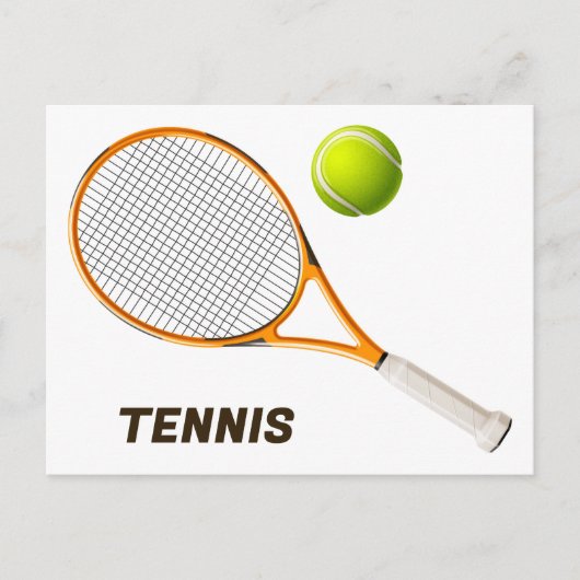 Tennis Briefkaart (Voorkant)