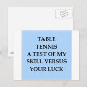 tennis briefkaart (Voorkant / Achterkant)