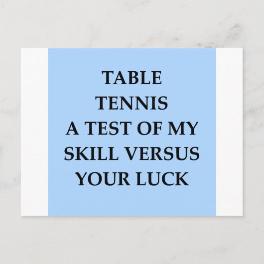 tennis briefkaart (Voorkant)