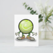 Tennis Briefkaart (Staand voorkant)