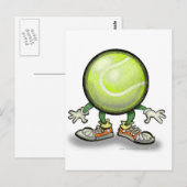 Tennis Briefkaart (Voorkant / Achterkant)