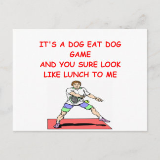 TENNIS BRIEFKAART