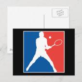 Tennis Briefkaart (Voorkant / Achterkant)