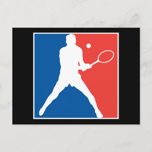 Tennis Briefkaart (Voorkant)