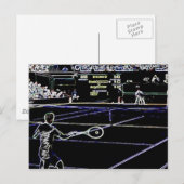 Tennis Briefkaart (Voorkant / Achterkant)