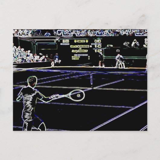 Tennis Briefkaart (Voorkant)