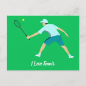 Tennis Briefkaart (Voorkant)
