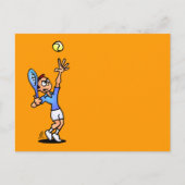 Tennis Briefkaart (Voorkant)