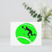 Tennis Briefkaart (Staand voorkant)