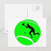 Tennis Briefkaart (Voorkant / Achterkant)