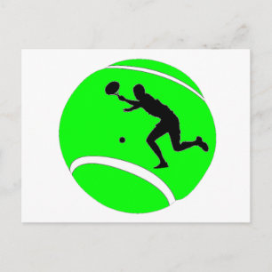 Tennis Briefkaart