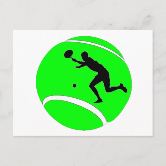 Tennis Briefkaart (Voorkant)
