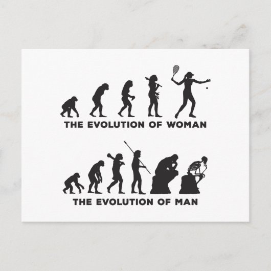 Tennis Briefkaart (Voorkant)