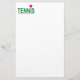 Tennis Briefpapier