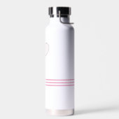 Tennis Briefpapier Roze Preppy Racket Monogram   Waterfles (Links)
