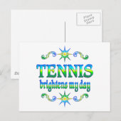 Tennis Brightens Briefkaart (Voorkant / Achterkant)