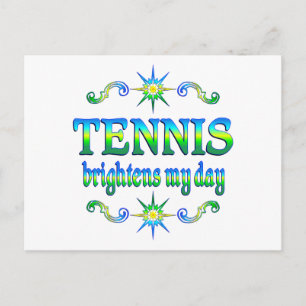 Tennis Brightens Briefkaart
