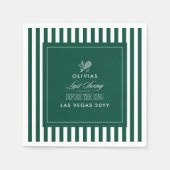 Tennis Bruid Laatste Kans voor de Trouwring Servet (Voorkant)