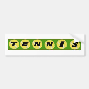 Tennis Bumpersticker