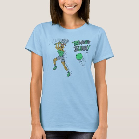Tennis Bunny T-shirt (Voorkant)