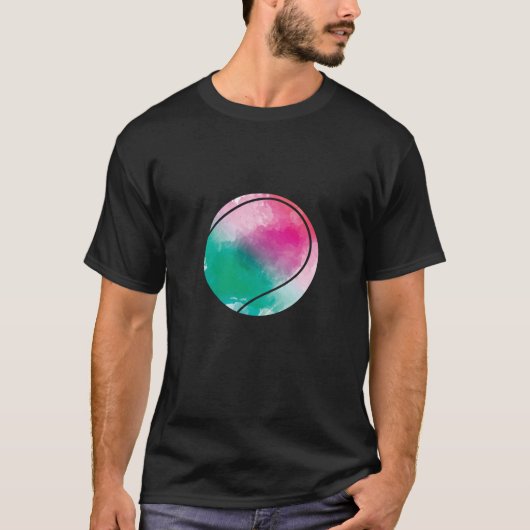 Tennis bunter Ball T-shirt (Voorkant)
