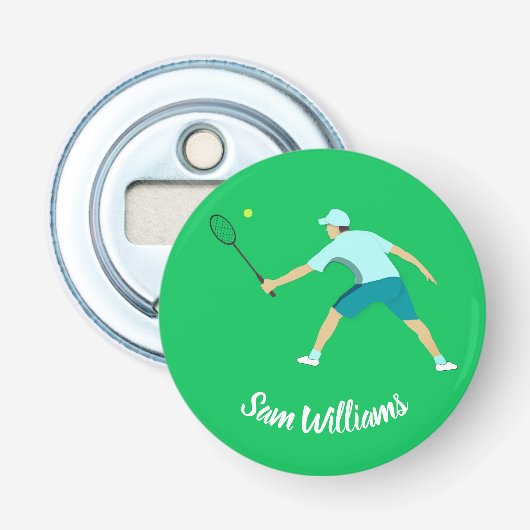 Tennis Button Flesopener (Voorkant)