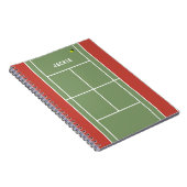 Tennis Cadeau Notitieboek (Rechterzijde)
