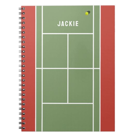 Tennis Cadeau Notitieboek (Voorkant)